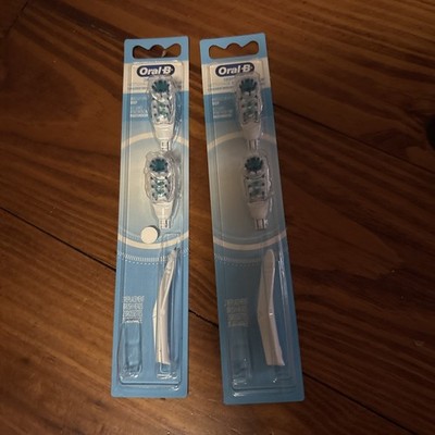 Deep Clean Replacement Brush Heads 2PK ,4CT with Quick Release Tool Oral B