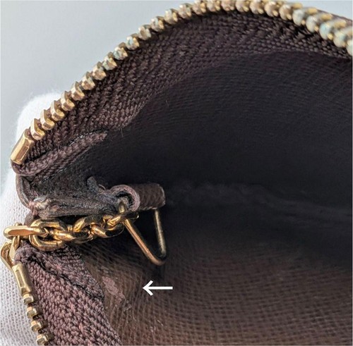Zustand Louis Vuitton Damier Pochette Cles Münzetui N62658 gebraucht - Bild 11 von 16
