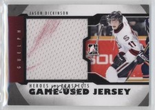 2012-13 ITG Heroes and Prospects Game-Used Black Jersey /120 Jason Dickinson 2a8