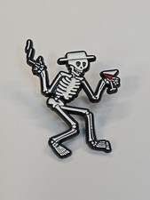 Social Distortion Lapel Pin Skelly Mascot 
