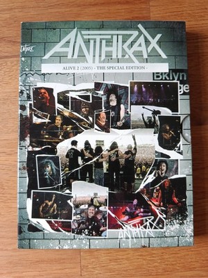 ANTHRAX Alive 2 The Special Edition DVD+CD Im Digipack Pappschuber Sehr Gut