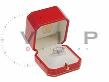 CARTIER RING DOPPEL-C-LOGO BAGUE 18K WEISSGOLD & DIAMANTEN GOLD & DIAMONDS Gr.52