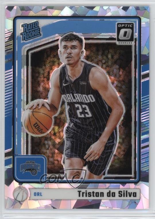 2024-25 Donruss Optic Rated Rookie Cracked Ice Prizm 25/25 Tristan da Silva 1b1z