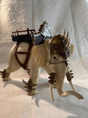 Schleich Warrior White Elephant D-73527 with Platform 2010-NOT COMPLETE