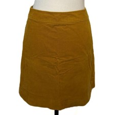 J.Crew Mini Skirt  Goldenrod Corduroy