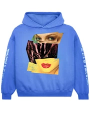 NEW OFFICIAL Taylor Swift- The Life of a Showgirl Violet Blue Hoodie - Pick Size