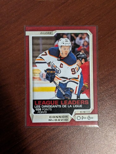 2018 O-Pee-Chee Connor McDavid #595 card