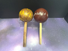 Vintage Jamaican Maracas Handmade Jamaica Souvenir lot of 2