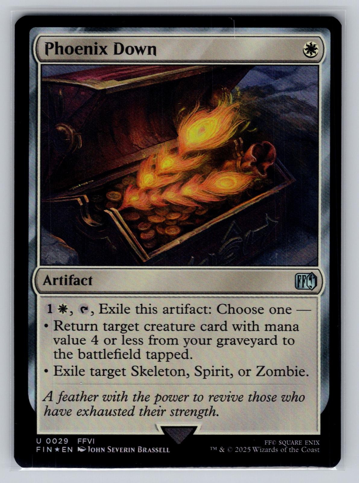 Magic: The Gathering Phoenix Down 29 Foil Uncommon FINAL FANTASY NM