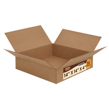 14x14x4 Corrugated Shipping Boxes 50/pk