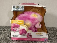 Spin Master ZOOMER HEDGIEZ WHIRL Electronic Hedgehog TALKS/LIGHTS/TUMBLES NIB