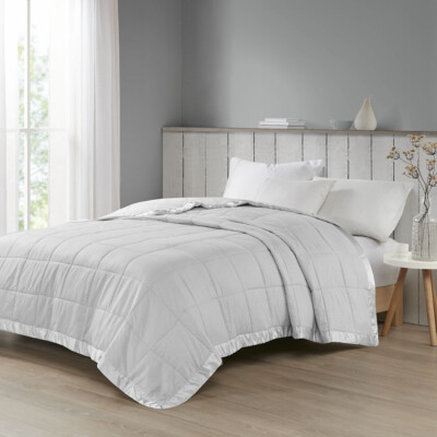 Madison Park Down Alternative Blanket, Lightweight Bed Cover with 3M Treatment