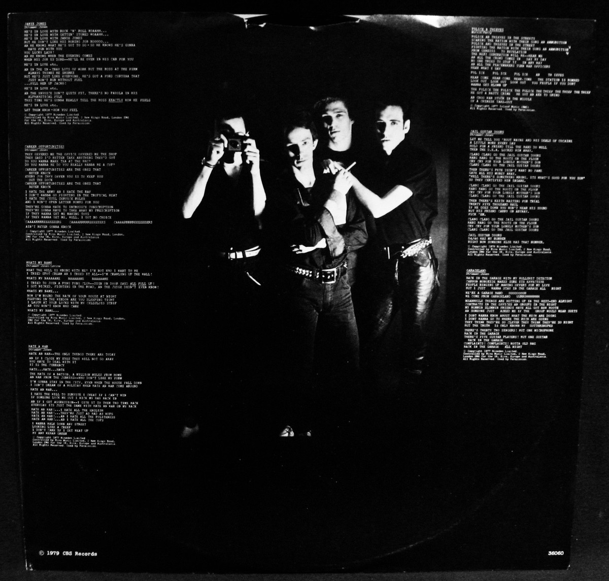 THE CLASH (self titled album) Promotional Album w/Promo 45-Rare