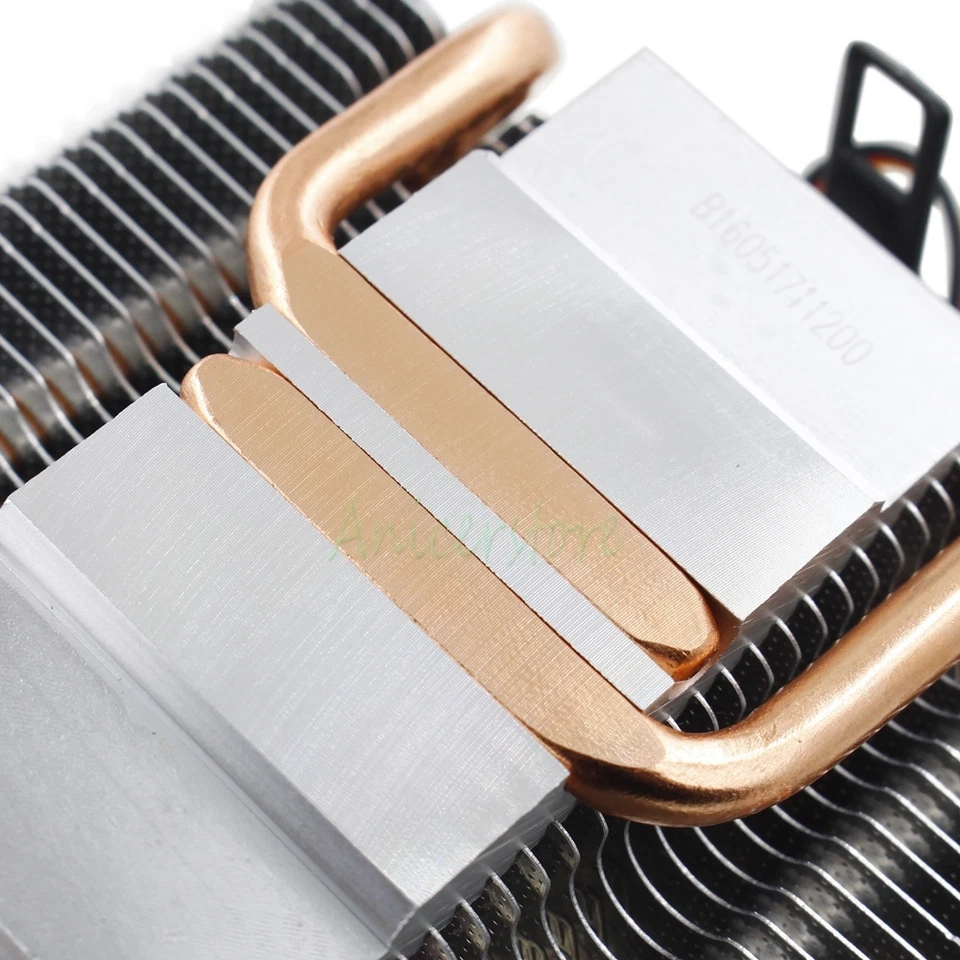 120MM Large Fan 2-Copper Heat pipes Heatsink Radiator Intel AMD PC CPU Cooler - Image 4 of 4