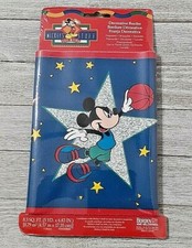 Disney Mickey For Kids Sports 5 Yard Pre-Pasted Wall Border Roll Lot WFP6127