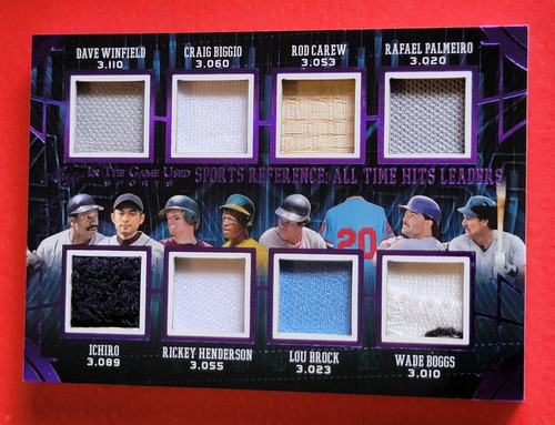 Babe Ruth BAT CARD #2/7 ROBERTO CLEMENTE ICHIRO JERSEY BONDS HENDERSON ROBINSON - Picture 3 of 5