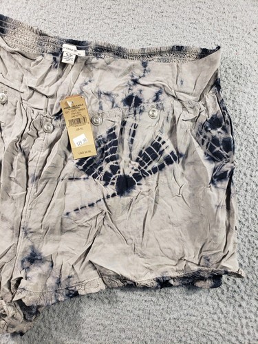American Eagle pantaloncino donna XL extra large tie dye viscosa nuovo con etichetta elasticizzato casual - Foto 3 di 14