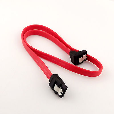 10 x Serial SATA ATA DATA UP Right Angled to Straight PC Hard Drive Cable 45cm