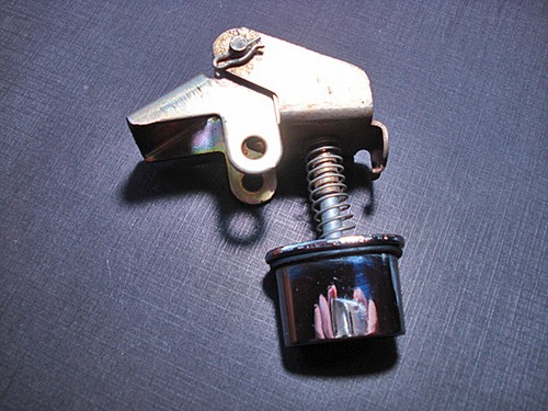 1 pc NORS outside door handle push button & linkage fits 1962 Ford - Picture 3 of 5
