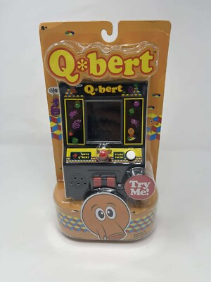 Q*bert Classic Mini Arcade Game #09549 Basic Fun New Sealed Package