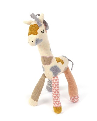 SMALLSTUFF Activity Spielzeug Giraffe powder mit sensorischen Aktivitäten 38 cm 
