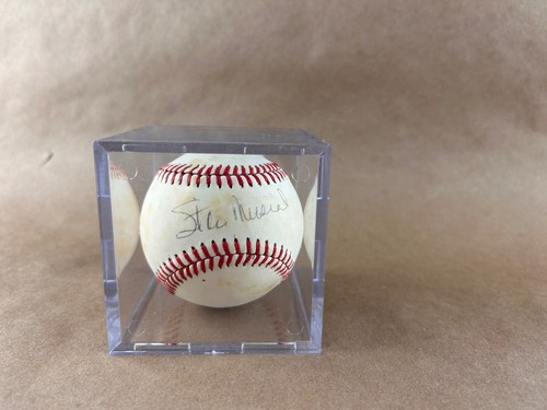 Stan Musial HOF St. Louis Cardinals autographed National League baseball