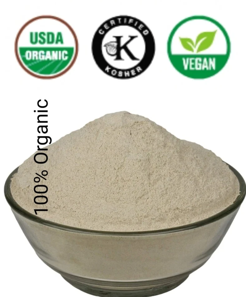 Polvo de raíz de ashwagandha orgánico - hierbas orgánicas, kosher y veganas certificadas por el USDA Foto 2 de 3