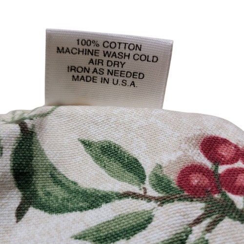 Longaberger Teekorb Obst Medley Stofffutter 100% Baumwolle Made in USA - Bild 8 von 8