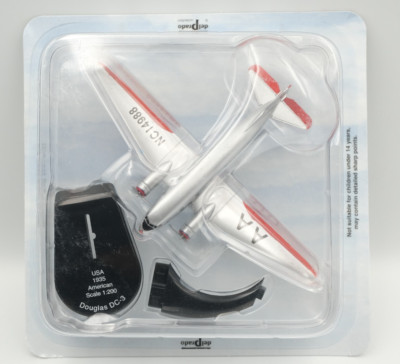 Del Prado 1:200 Scale USA 1935 American Douglas DC-3 Diecast Plane