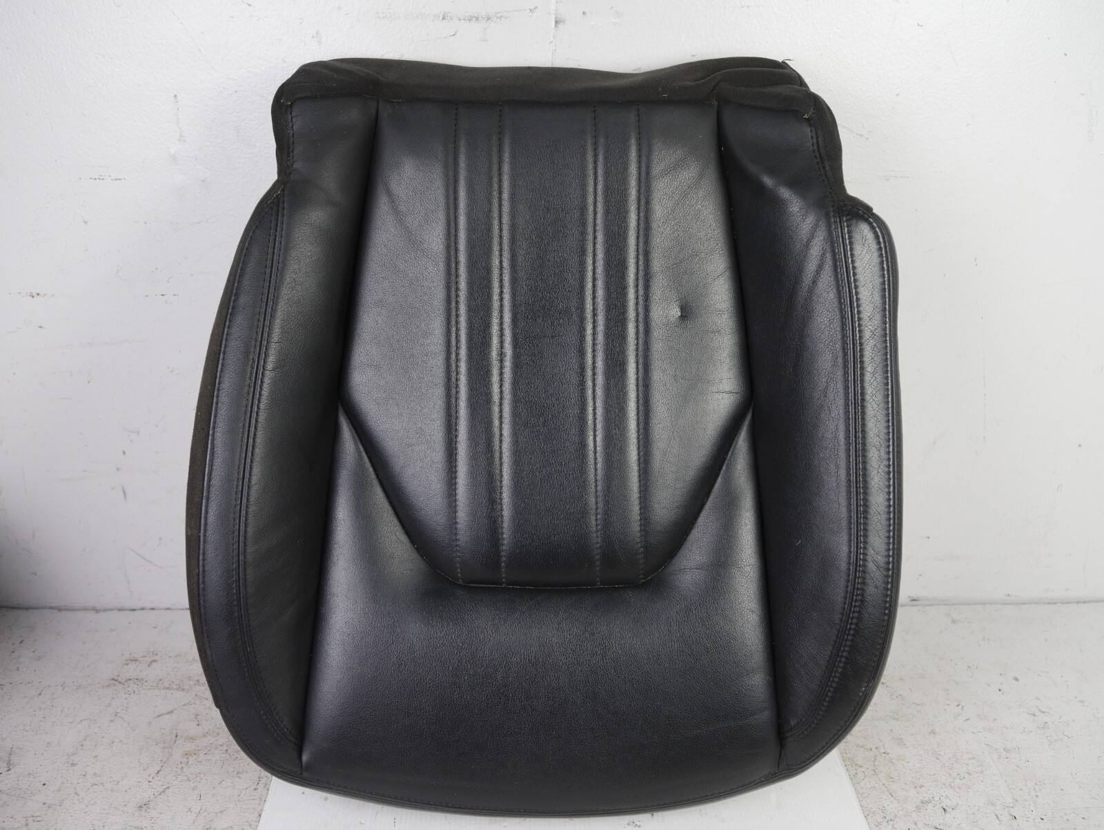 14-17 MASERATI GHIBLI FRONT LEFT SEAT BOTTOM LEATHER CUSHION WIRING BLACK 60K 