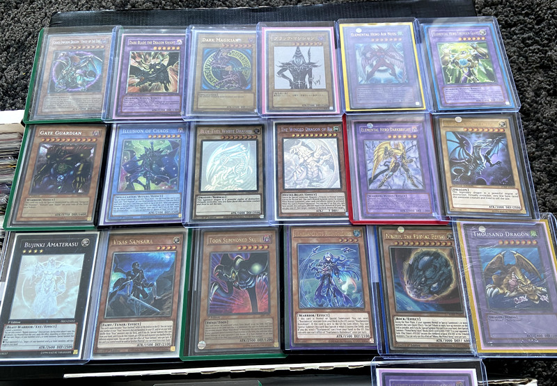 YUGIOH 1000 Cards including Shiny Holo / Common & Rares COLLECTION Bundle Joblot