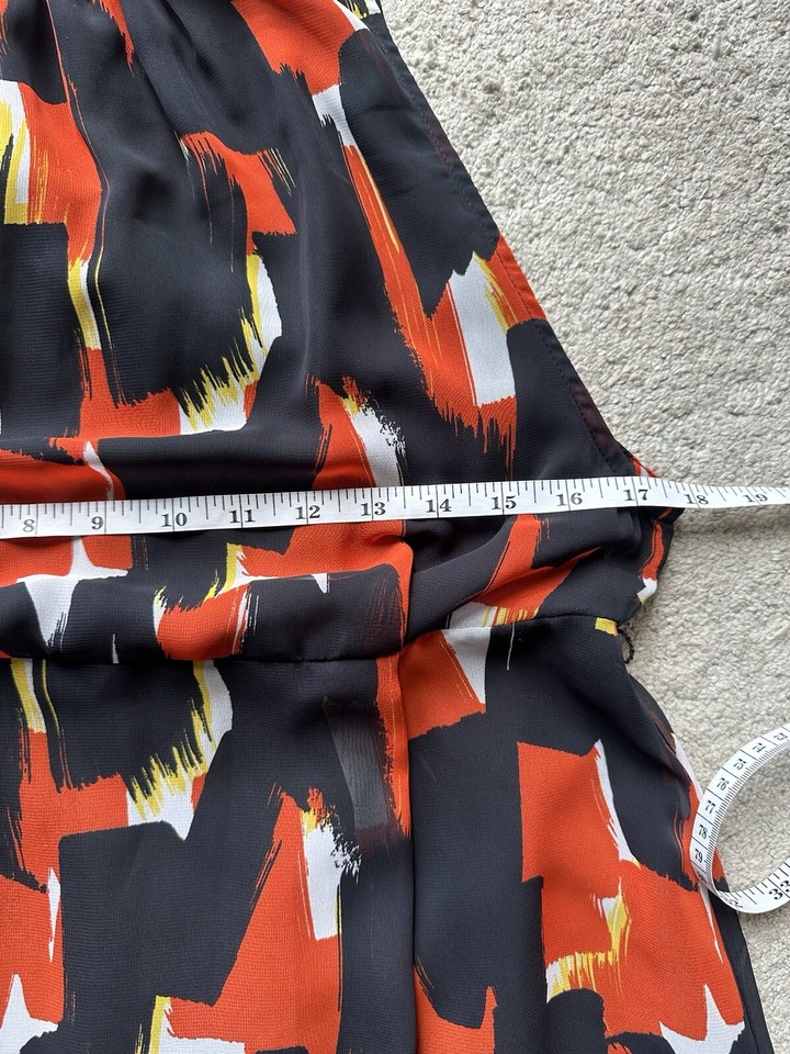 Gok For TU Women's Black Red Dress Size 10S Sleeveless Lined eBay