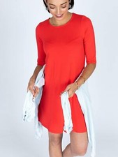 Agnes  Dora  Swing Tunic True Red