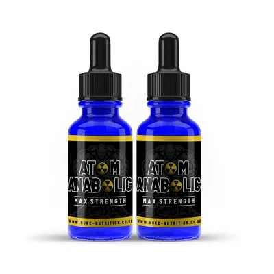 NUKE NUTRITION ATOM ANABOLIC TEST BOOSTER MASS GAINER STRONGEST LEGAL TESTOSTERONE x2