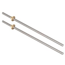 1pc 8mm T8 Kabel Schrauben 2mm Pitch Schrittmotor 100mm-500mm Schaft 3D Drucker
