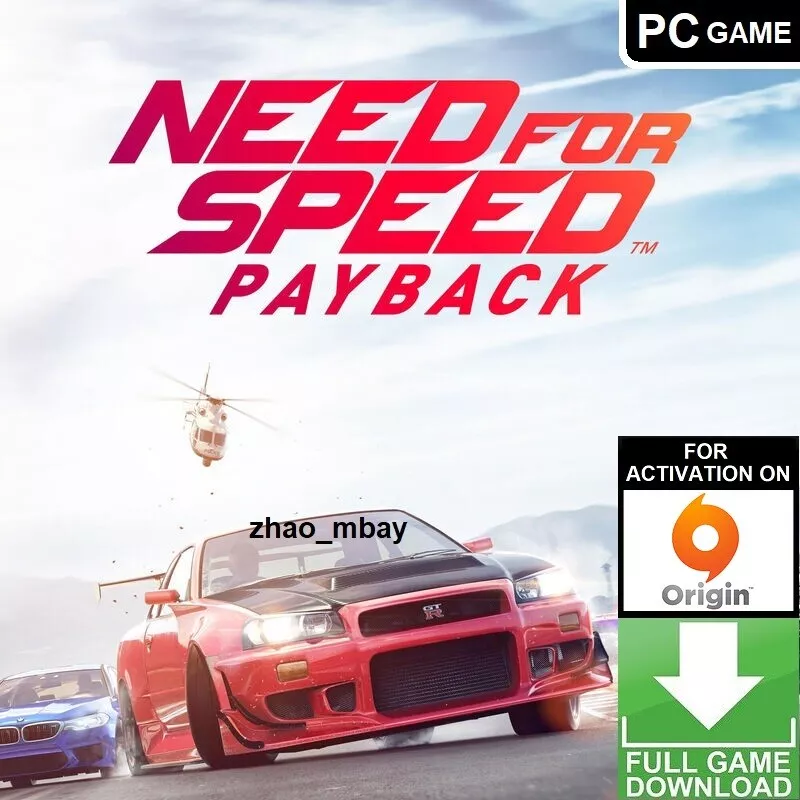 Need for Speed Payback PC Origin Key GLOBAL [KEY ONLY] NFS PAYBACK racing  game