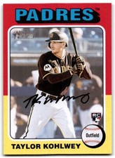 2024 Topps Heritage Taylor Kohlwey RC San Diego Padres #154