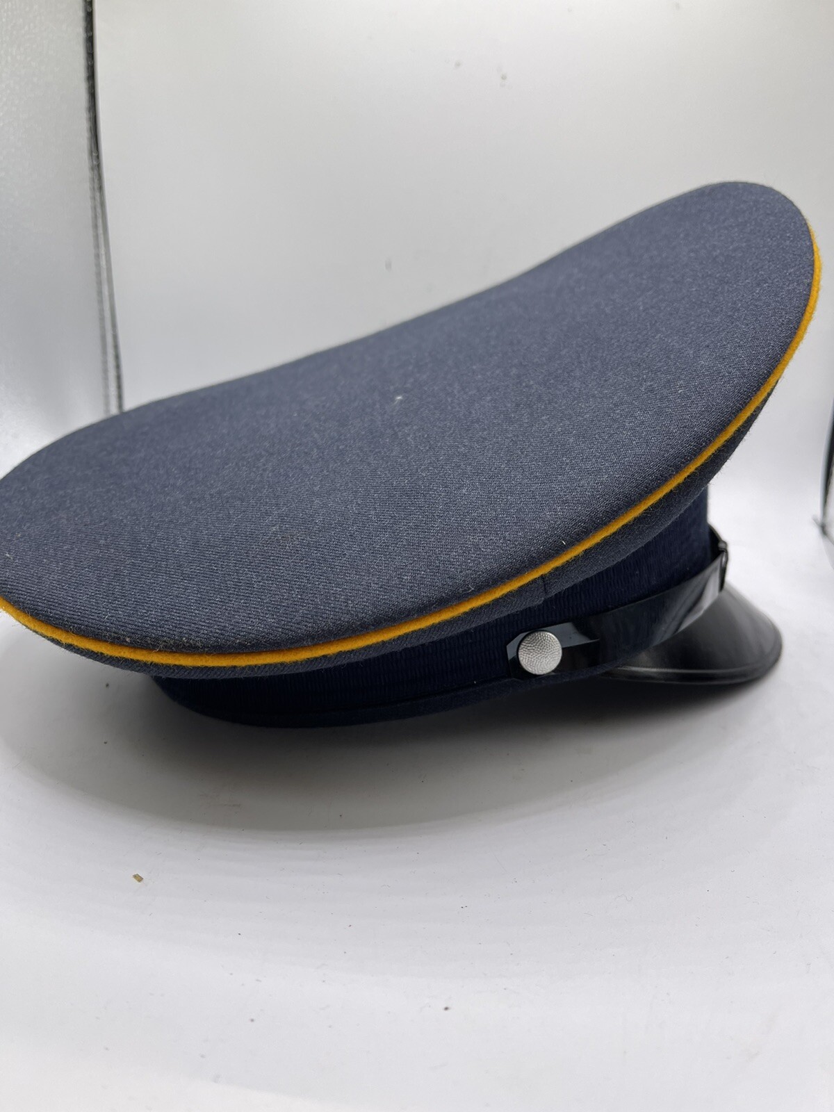 VINTAGE WEST GERMAN OFFICER VISOR CAP Alkero Albert Kempf 56