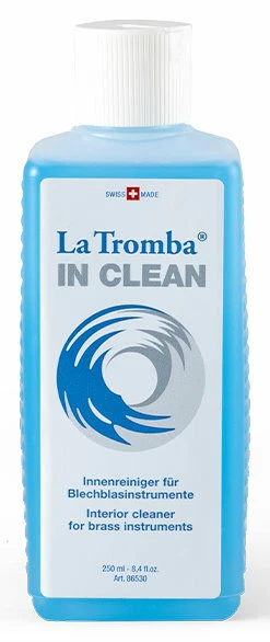 La Tromba In Clean flacone 250 ml detergente pulitore lamiera tromba tuba corno svizzero