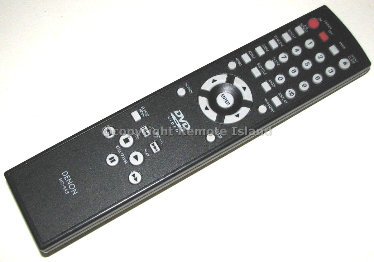Denon Rc-943 DVD Remote Control Original Genuine A792 for