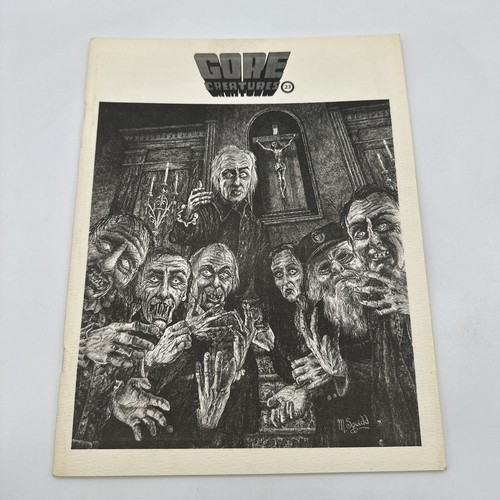 Gore Creatures Horror Magazine #23 1975 Horror Fanzine SIGNED by Gary J. Svehla! - Picture 1 of 16