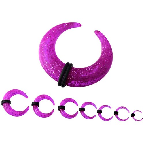 16PCS Acrylic Spiral Taper Plugs Ear Stretching Kit 14G-00G Beginner Gauges Set - Picture 12 of 19