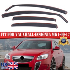 4Pcs Wind Deflectors Tinted For Vauxhall Insignia MK1 2009-2017 Saloon/Hatchback