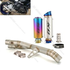 For Yamaha YZF R1 R1M 2015-2024 Slip-on Exhaust System Mid 61mm Mufflers Pipe