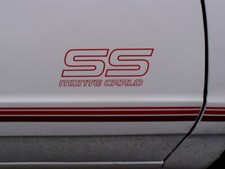 87 88 Monte Carlo Ss Decals Stripes Oem Replacement Complete Set 87 88 Monte Carlo Ss Decals Stripes Oem Replacement Complete Set