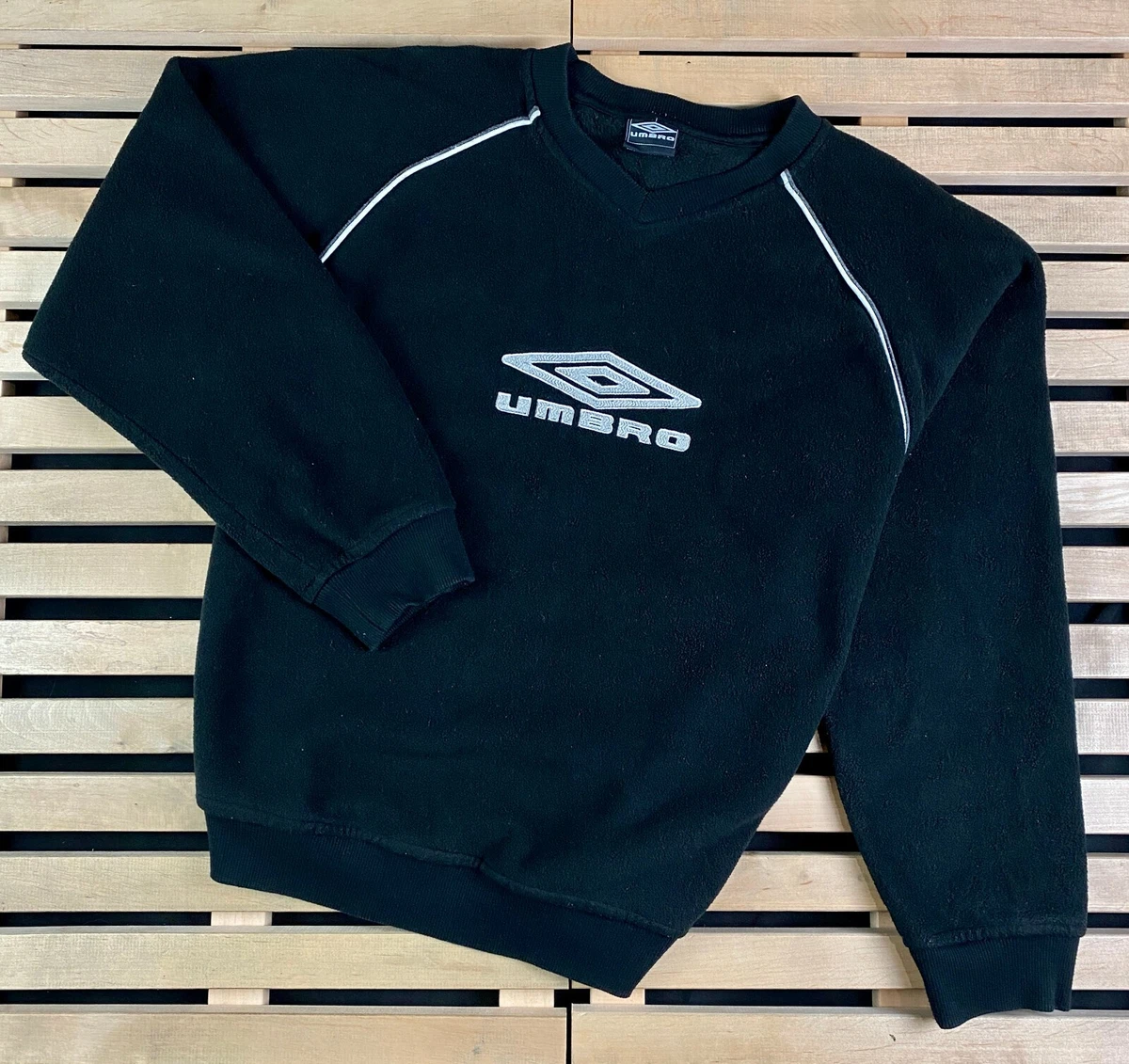 Mens Umbro Vintage Fleece Sweatshirt Bog Logo Size L | eBay
