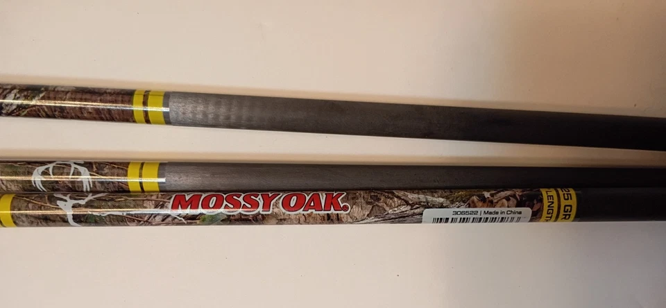 Mossy Oak 3 Count Crossbow Bolts 325 GR. 22 Inch Length - Image 2 of 2