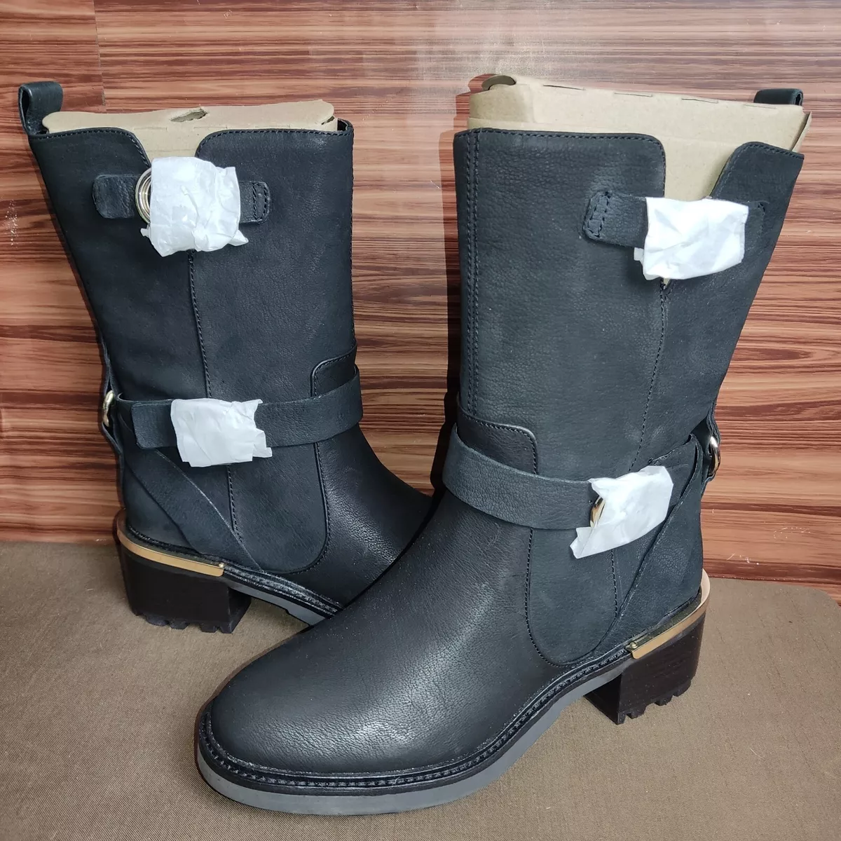 Vince camuto top moto boot
