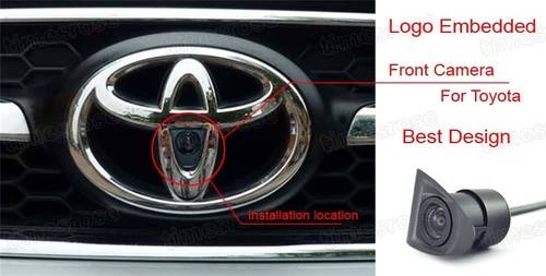 Car Logo Embedded 170° Full HD CCD Front View Camera for Toyota Camry Aurion - Picture 3 of 7