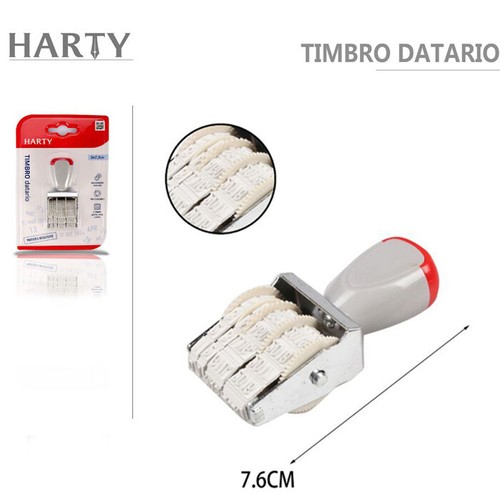 Timbro Data Datario Giorno Mese Anno Documenti Ufficio Scuola piccolo 7,5x3cm - Foto 2 di 6